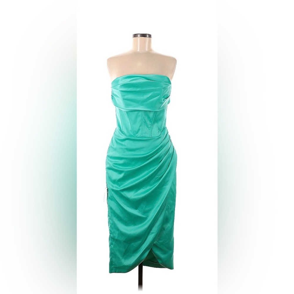 Bardot medium aqua cocktail dress
